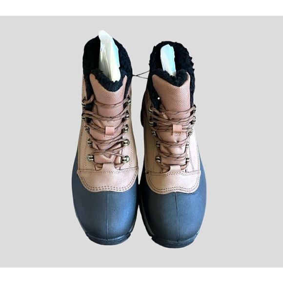 Size 10-Men's Julian Waterproof Winter Boots - All in Motion-Cognac - Picture 2 of 5